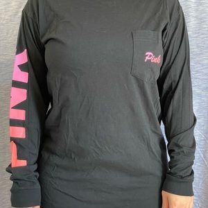 PINK Boyfriend Long Sleeve Tee